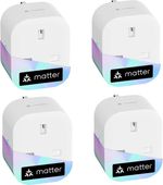 Meross MSS315 Matter Smart Plug Mini WiFi Energy Monitor Alexa HomeKit 1-4Pack