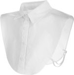 Lusofie White Detachable Collar for Women - Standalone Peter Pan Shirt Collar, E