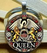 Queen Keyring Keychain Bag Charm Freddie Mercury Rock Band