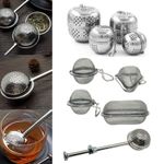 Metal Tea Infuser Stainless Steel Loose Leaf Strainer Filter Herbal Spice 