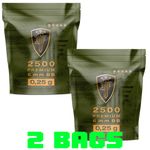 Umarex Elite Force Premium Airsoft Ammo Pellets 6mm BBS .25g White 2 x Bag 5000