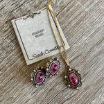Vintage Signed Sarah Coventry Hidden Rose Necklace/ Earring Set Victorian 1976