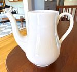 Adams Real English Ironstone White Pitcher Glossy Finish Made in England
