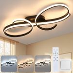 Modern Lamp LED Ceiling Light dimmable Chandelier Lights Living Room Bedroom UK
