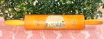 Vtg Wood Rolling Pin Recipe Card Holder Painted Cottage House Kitchen