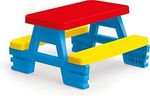 URBNLIVING Dolu Kids Indoor and Outdoor Plastic Play Picnic Table  - Multicolor