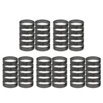 Perforated Stainless Steel Cake Ring Mold Reusable Black Round Pastry Bake Mold