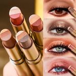 3 Gradient Colors in 1 Eyeshadow Stick Long Lasting Creamy Glitter Eye Shadow UK
