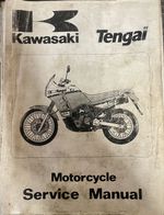 Genuine Factory Kawasaki Tengai, Kl600 / KL600, 1988 Service Manual 