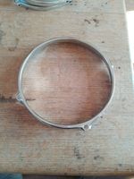 8" Triple Flanged 4 Hole Tom Hoop . Nice Chrome