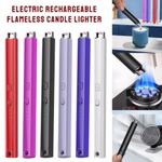 USB Rechargeable Electric Arc Candle lighter Windproof BBQ Kitchen Flexible