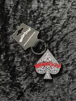 MOTORHEAD - ACE OF SPADES - LOGO  METAL KEYCHAIN  OFFICIAL BAND MERCH