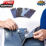 4pc Denim Waist Extender Button Metal for Jeans Pants Skirt Expander Repair Tool