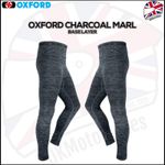 Oxford Advanced Motorbike Motorcycle Base Layer Trousers Marl Charcoal