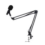 LIVIVO Adjustable Microphone Arm Stand, Desktop Mic Support, Audio Equipment