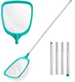 KAHEIGN 160CM Pool Skimmer Net with Pole, Swimming Leaf Cleaning Net...