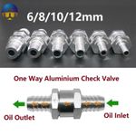 One Way Non Return Check Valve 6mm 8mm 10mm 12mm Petrol Fuel Valve Connector