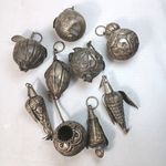 Brazilian Penca de Balangandan 9 Charms Amulets Brazil Slave History