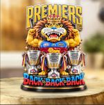 NEW Champions Lions 2026 AFL Premiers Custom Shape Acrylic Plaque (20X20X1.5CM)