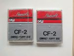 2 Pair of Amsoft CF-2 Compact Floppy Disc Double Sided for Single Head Drive 