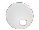 RockSolid 20" or 22" White Resonant Bass Drum Head Skin With Fitted 6" O Ring