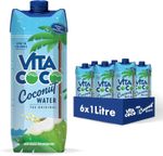 VITA COCO-PURE COCONUT WATER   (1L X 6) NATURALLY HYDRATING-PACKED
