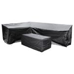 Cozy Bay Acorn EZBreathe Left L Shape Patio Set Cover in Black