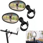 360° Flexible Bike Rear View Mirror Road Bicycle Handlebar Rearview Mirror.
