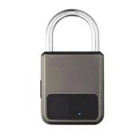Smart Portable Fingerprints Tuya APP Pad Lock with USB Key Support for