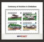 ZIMBABWE 2020 CENTENARY OF AVIATION IN ZIMBABWE MIN SHEET MNH