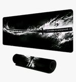Desk Mat 90x40cm 4mm Thick XXL Large Mouse Pad Non-Slip Black Gaming Fast UK