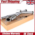 3" STAINLESS EXHAUST DECAT DE CAT PIPE DOWNPIPE FIT VW GOLF MK5 MK6 2.0GTI TURBO