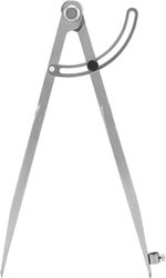 ® 12 Inch Large Adjustable Compass, Compass with Locking Wing and Pencil Holder,
