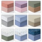 Dreamology Cot Bed Fitted Sheets & Cot Sheets 100% Cotton Jersey, 2 Pack - Soft