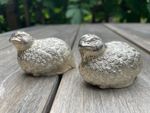 Vintage Silver Coloured Quail Bird Salt And Pepper Shakers -  Gucci Style