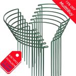 8-16X Round Metal Plant Supports Stake For Peonies Hydrangea Strong Metal Garden