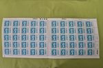 BRAND NEW 1ST CLASS  50 LARGE BARCODED LETTER STAMPS  ON SHEET - IMMACULATE
