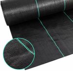 Weed Control Fabric Membrane Heavy Duty Garden Ground Cover Landscape 100 GSM