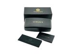 Authentic Versace Black Sunglasses Case Hard Box + Cloth Large Eyeglasses Case