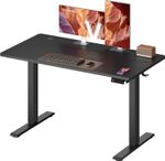 Height Adjustable Electric Desk 140x60cm Sit Stand Home Office Desk Black