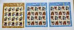 The Art of Disney Friendship & Imagination Stamp Sheet Lot Of 3 Unused