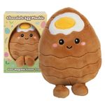 Easter Egg Soft Toy in Gift Box 19cm x 15cm Brown X 1
