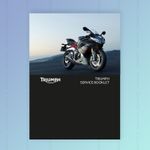 Triumph Motorcycle Service Book Blank
