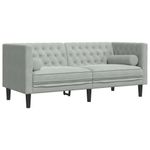 Sofa Velvet Chesterfield Seating Living Room Furniture Elegant Indoor  vidaXL