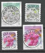 2026 Cherry Blossoms Flowers Coils and Booklet stamps CDS Cancel USED