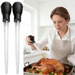 2X Food Flavour Baster Tube Syringe Pump Pipe Chicken Turkey Poultry Meat BBQ
