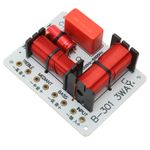 Speaker Frequency Divider Module Treble Bass HiFi 3 Way Crossover Filt Set