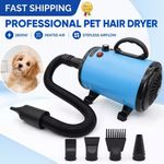 2000W Dog Dryer Grooming Blower With Variable Speed And Heating Control