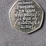 UK 50p Coin Peace, Prosperity and Friendship with All Nations 31 Jan 2020