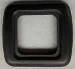 CBE SWITCH SOCKET 1 WAY BLACK MATT FRAME & DK GREY SUPPORT CARAVAN C-LINE